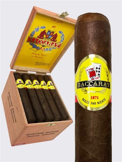 baccarat the game cigar|baccarat maduro cigars.